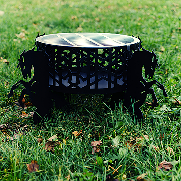 Чаша для багаття з решікою гриль