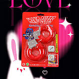 Набір ігровий "Hand Cuffes&Cubes" червоний — Садо-мазо, фото 2