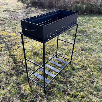 Мангал зварний "Патріот" 3 мм + 12 шампурів