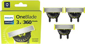 Змінні леза Philips OneBlade 360 QP430/50 (3 шт.) 02646