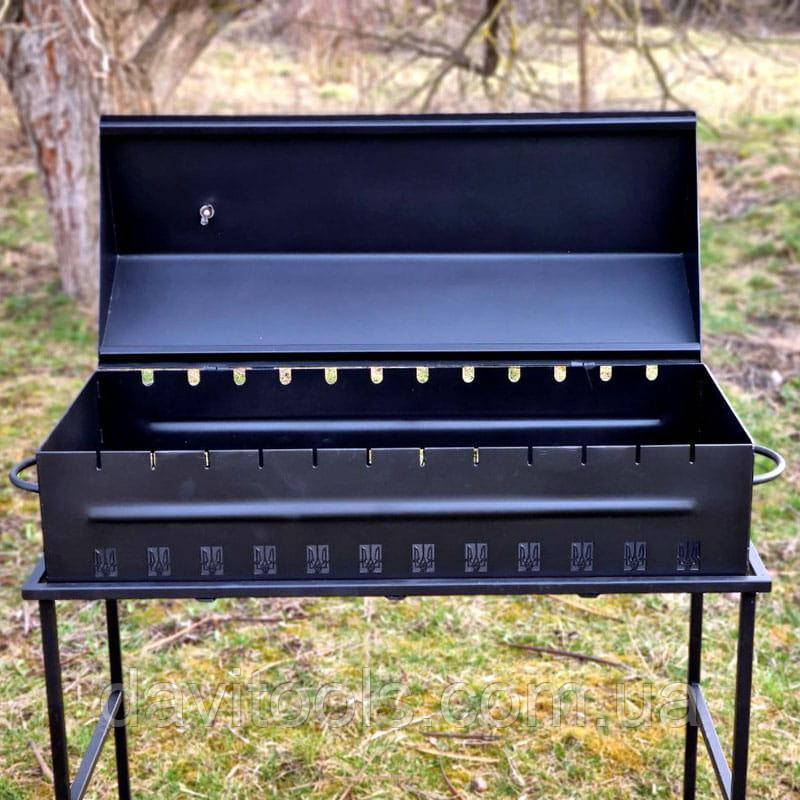 Мангал Садовий з кришкою 3 мм, фото 1