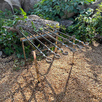 Мангал-рамка 6 шампурів + 6 шампурів звичайних