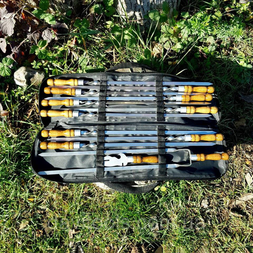 Набір шампурів преміум 10 шампурів, фото 1