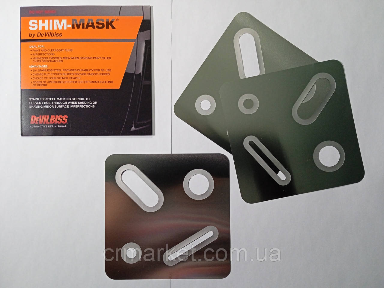 DeVilbiss SHIM MASK – пластина для видалення патьоків, фото 1