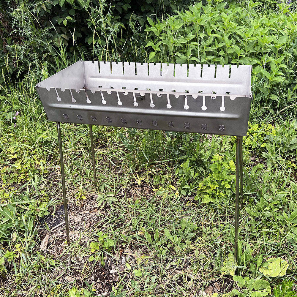 Мангал валіза з нержавіючої сталі, фото 1