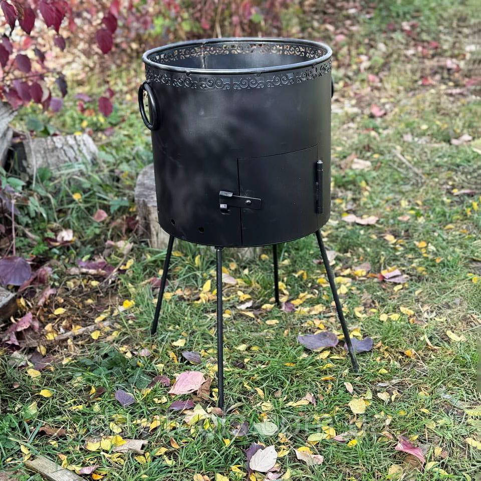 Піч під казан "Стандарт Люкс" без димаря 30 см + Решітка-гриль, фото 1