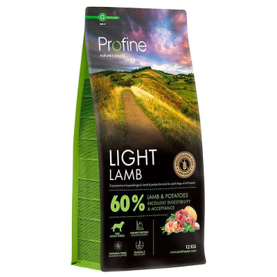 Сухий корм для собак з надмірною вагою Profine (Профайн) Light з ягням та картоплею 12 кг, фото 1