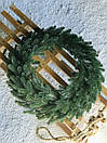 Вінки хвойні різдвяні Traditional литі d-50 см зелені (упаковка 7 шт.), фото 4