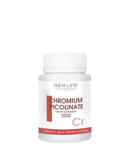 Піколінат хрому 400 мкг NEW LIFE 60 капс