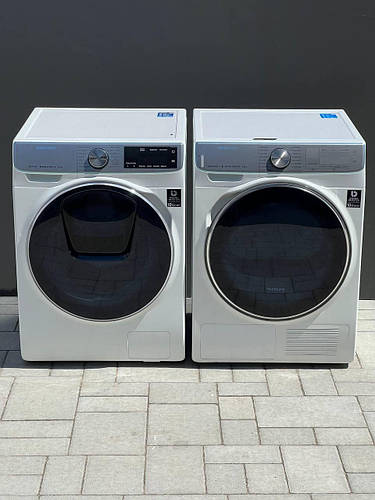 Комплект стиральной и сушильной машины Samsung, стиральная машина и ...