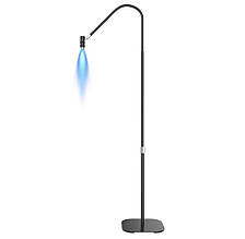 Чорна висока підлогова лампа HD-AL10 для сушіння нігтів і клею при нарощуванні вій 6 Вт. Чорна