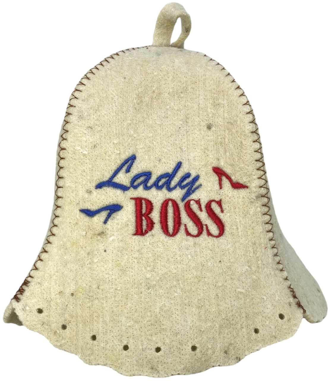 Шапка для бані та сауни з вовни Lady Boss