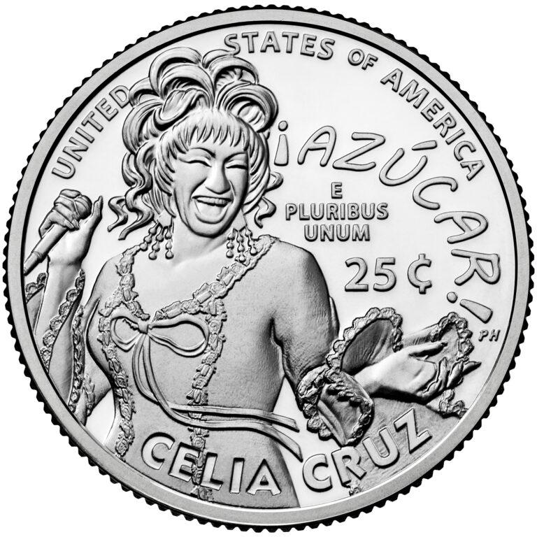 Монета США 25 центів 2024 р Селія Крус