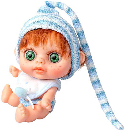 Лялька-пупс з запахом ванілі Berjuan Baby Biggers Castano (14 см), фото 1