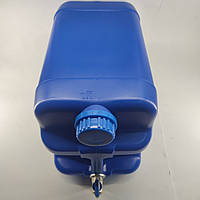 Бачок для води 20л. синій з металевим краником