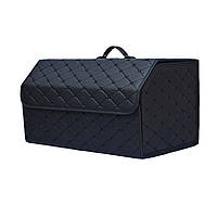 Органайзер у багажник/машину великий 54х31х30 см з екошкіри Trunk Box чорний (GS-154736)