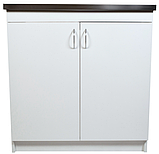 Тумба під мийку Біла для накладної мийки 80×60 або 80×50, фото 5