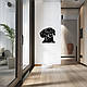 Настінний декор для дому картина лофт Такса декоративне панно 40x40 см Woodyard (5160--40x40), фото 5