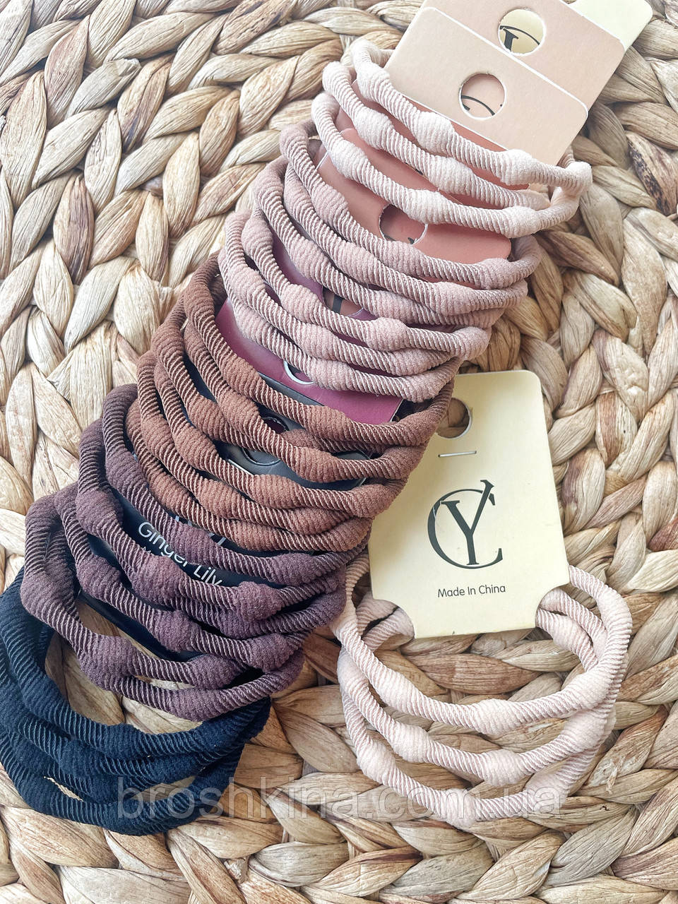 Резинки для волосся Ø5 см жгут щільний 30 шт/уп., фото 1