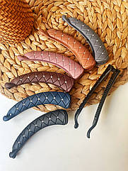 Шпилька банан для волосся каучук гуртом 11,5 см 12 шт/пач.