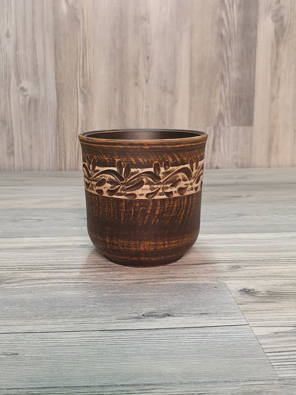 Склянка глиняна (з червоної глини), 0,3 л