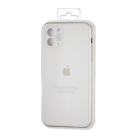 Чохол Silicone Case Square Protected Camera iPhone 11 Pro Max Rock Ash (9), фото 3