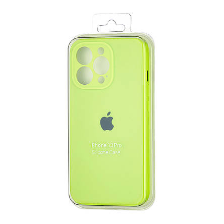 Чохол Silicone Case Square Protected Camera iPhone 13 Pro Green (24), фото 3