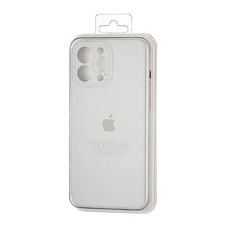 Чохол Silicone Case Square Protected Camera iPhone 13 Pro Max Rock Ash (9), фото 3