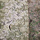 Маскувальна сітка 3×3 м для автомобіля та військової техніки | Піксель ММ14 | Ukr shield, фото 5