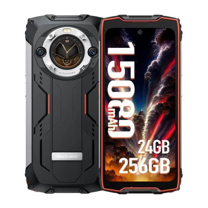 Телефон протиударний Blackview BV9300 Pro 12Gb/256Gb, 15080 mAh потужна батарея