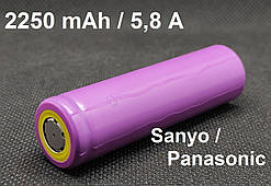 Аккумулятор  Sanyo / Panasonic UR18650ZTA 2250 mAh / 5,8А