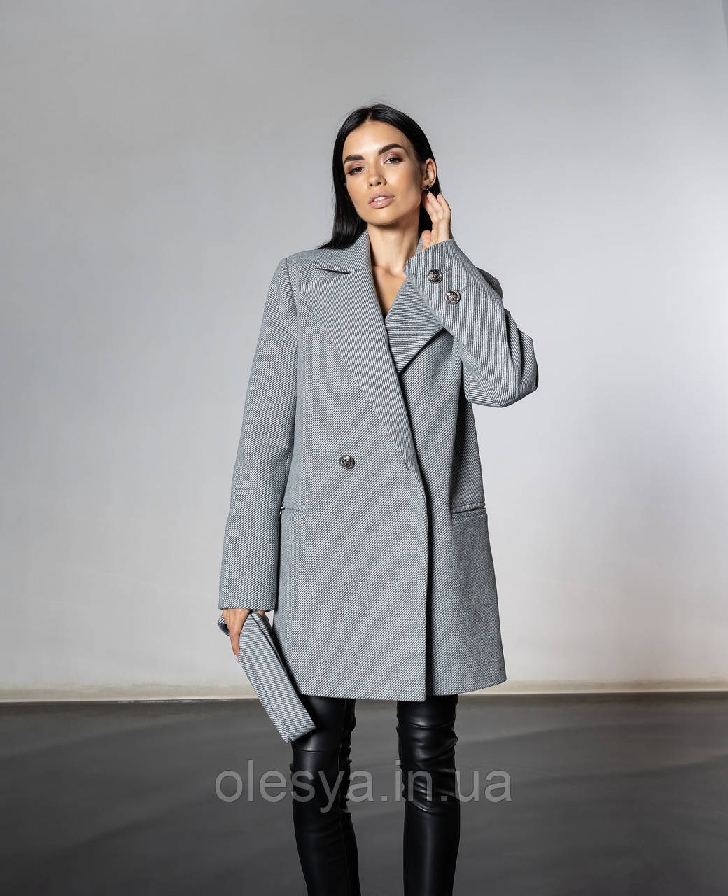 Демісезонне жіноче пальто Англія тм LeoPride Розміри 40-54, фото 1