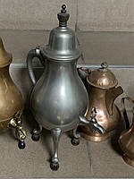 Оловянний чайник - самовар, заварний, декор