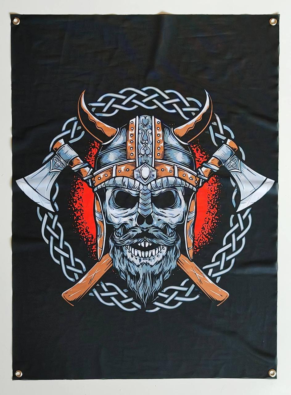 Прапор банер Вікінг на люверсах