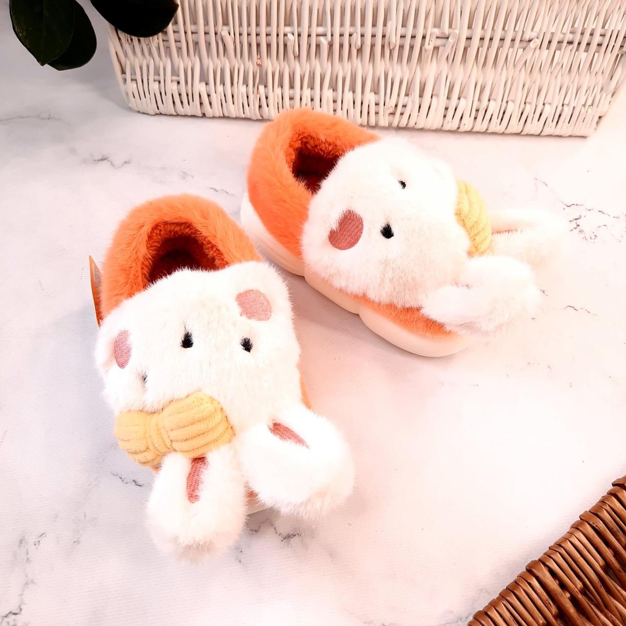 Дитячі домашні капці від 24 до 27 розмір кімнатні хутряні зимові капчики для дівчинки садочка будинку, фото 1