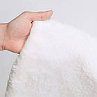 Новорічний килимок під ялинку зі штучного білого хутра HVOYA d-70 см -, фото 4