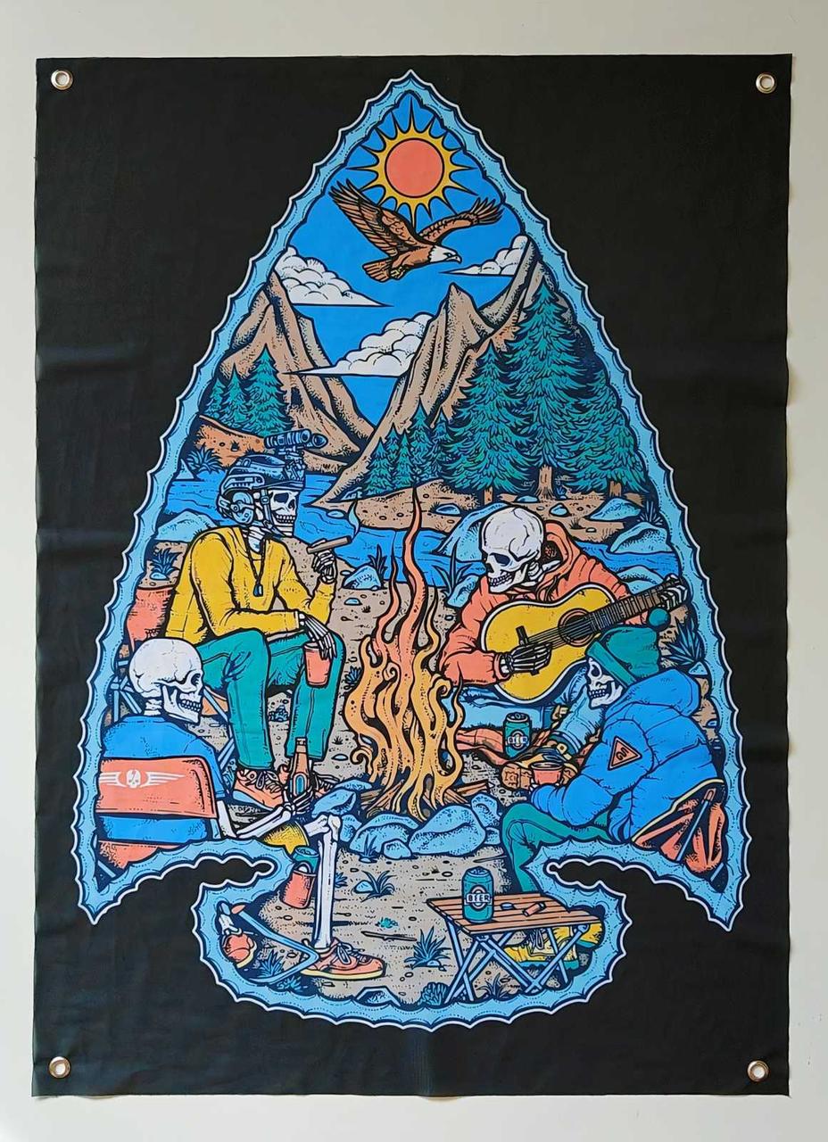 Прапор баннер Sunset Goons на люверсах