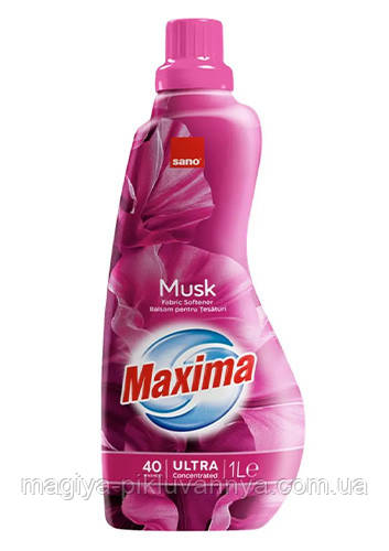 Ультраконцентрований кондиціонер Sano Maxima Musk для білизни, 1 л, арт.992850
