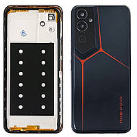 Задня кришка Tecno Pova Neo 2 чорна зі склом камери