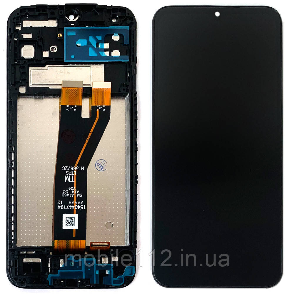 Екран (дисплей) Samsung Galaxy A14 5G A146B A145 з тачскріном AAAA з рамкою