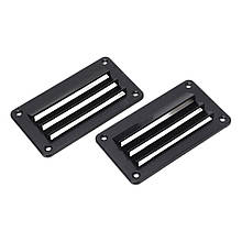 Решітка вентиляційна ABS для автофургонів чорна (2 шт.)