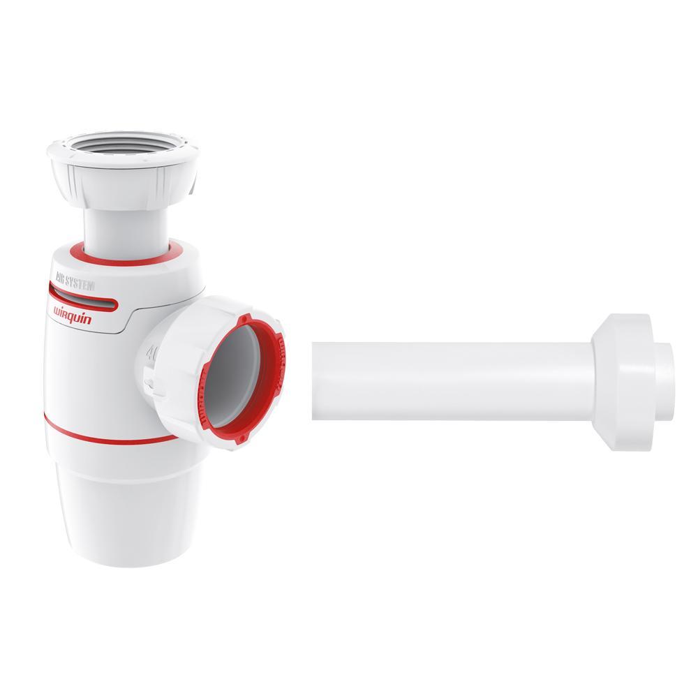 Сифон для раковини Neo Air 1¼"ר40мм з відведенням WIRQUIN (9541356), фото 1