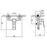 Змішувач BOLSENA Ø35 для ванни литий CORSO CB-1C137C (9614200), фото 3