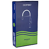 Змішувач COMO Ø35 для кухні Г-излив на гайці CORSO 9611100 (BF-4B229C), фото 6