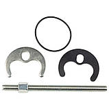 Змішувач HF Ø35 для кухні излив прямий 210мм на шпильці AQUATICA (HF-2B217C) (9705100), фото 7