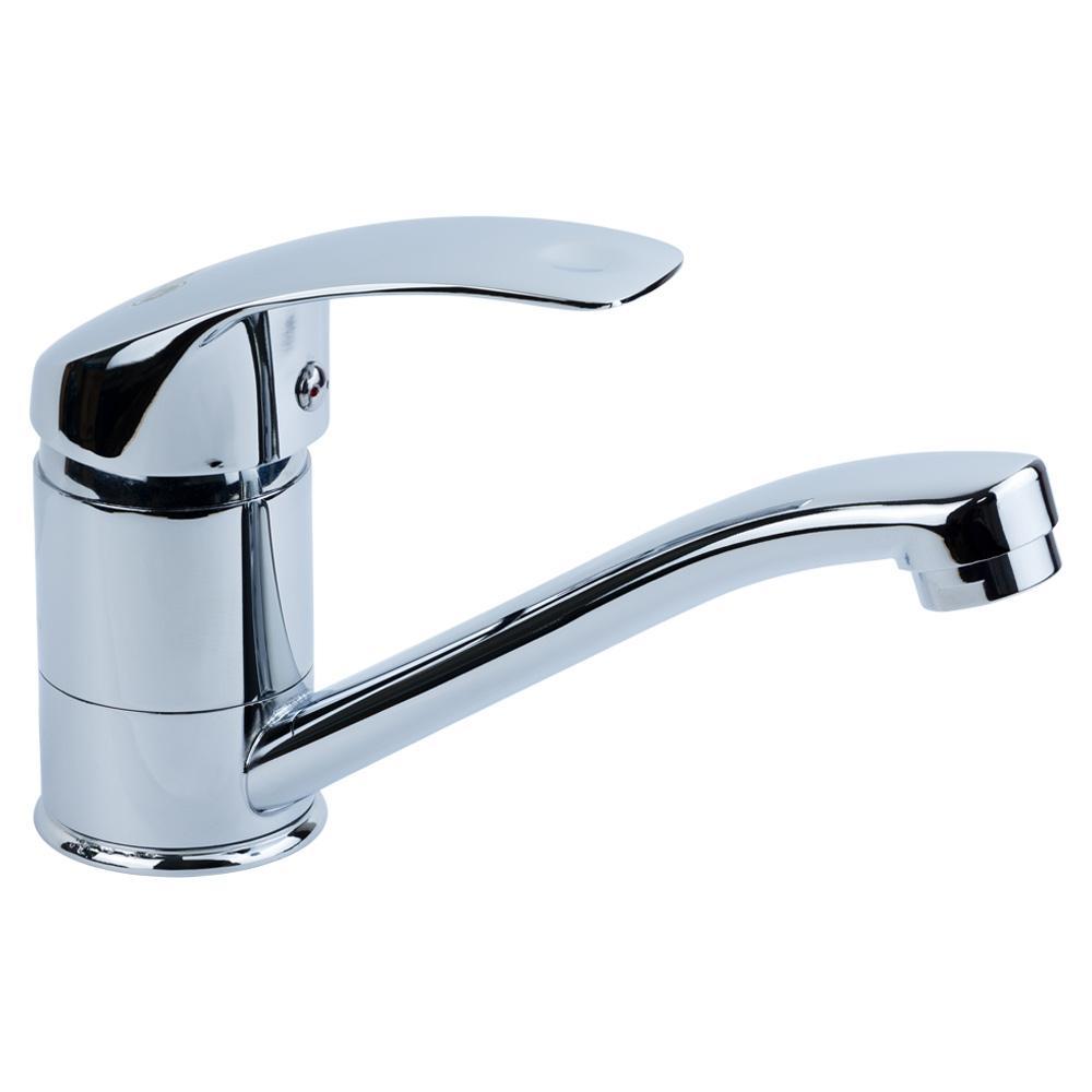 Змішувач SD Ø40 для кухні гусак прямий 150мм на шпильці TAU SD-2B143C (9804120), фото 1