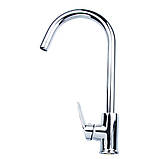 Змішувач SERIO Ø35 для кухні J-излив на шпильці CORSO DC-5B146C (9626100), фото 3