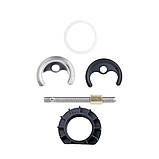 Змішувач SERIO Ø35 для кухні J-излив на шпильці CORSO DC-5B146C (9626100), фото 4