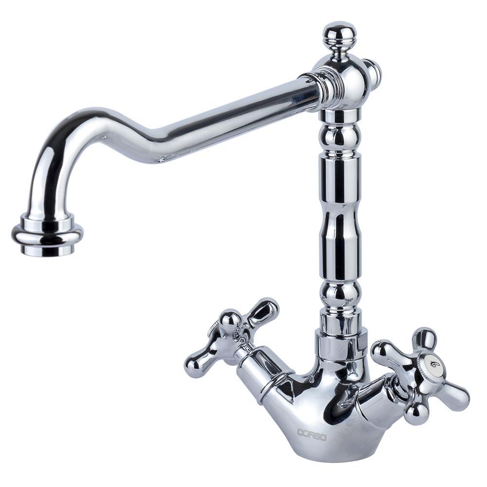 Змішувач ARNO 1/2" для кухні Г-виливши на шпильці CORSO FE-5B252C (9679100), фото 1