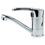 Змішувач MD Ø40 для кухні гусак прямий 150мм на шпильці AQUATICA MD-2B144C (9712120), фото 3